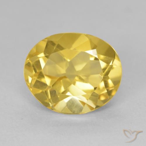 4.57ct Naturel Orange Doré Citrine, ovale, VVS