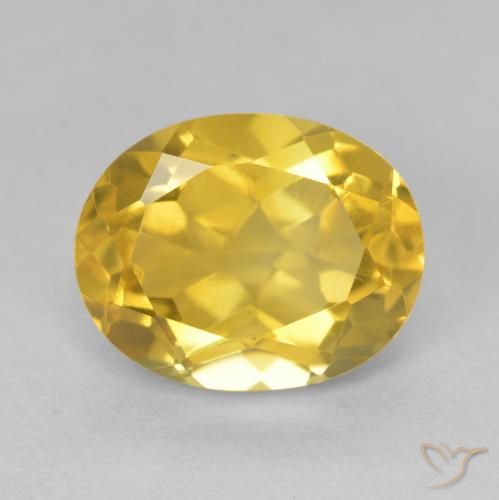4.51ct Naturel Orange Doré Citrine, ovale, VVS