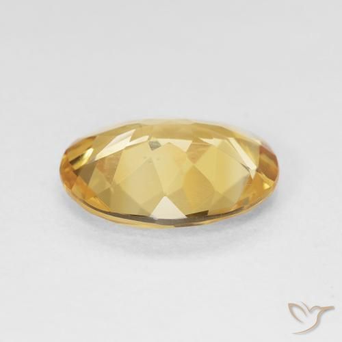 Citrine Or moyen naturelle ovale, 3.07 ct, VS