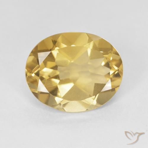 4.05ct Naturel Orange Doré Citrine, ovale, VS