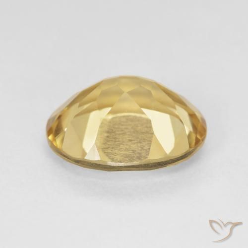 Citrine Orange Doré naturelle ovale, 4.05 ct, VS