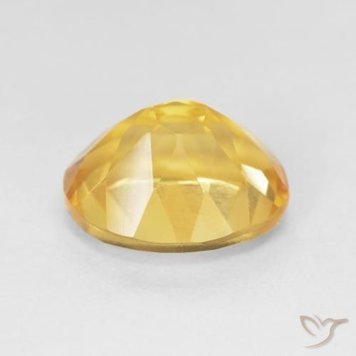 Citrine Or naturelle ovale, 4.70 ct, VVS