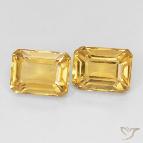 Shop natural 3.44ct Doré profond Citrine gems, Octogone / coupe Émeraude, from Brésil at GemSelect. In stock, global shipping!