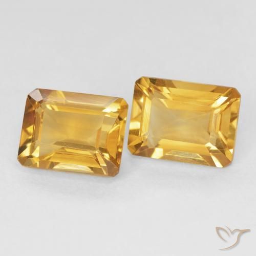 Shop natural 3.27ct Orange Doré Citrine gems, Octogone / coupe Émeraude, from Brésil at GemSelect. In stock, global shipping!