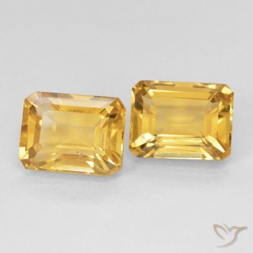 Shop natural 3.58ct Doré Citrine gems, Octogone / coupe Émeraude, from Brésil at GemSelect. In stock, global shipping!