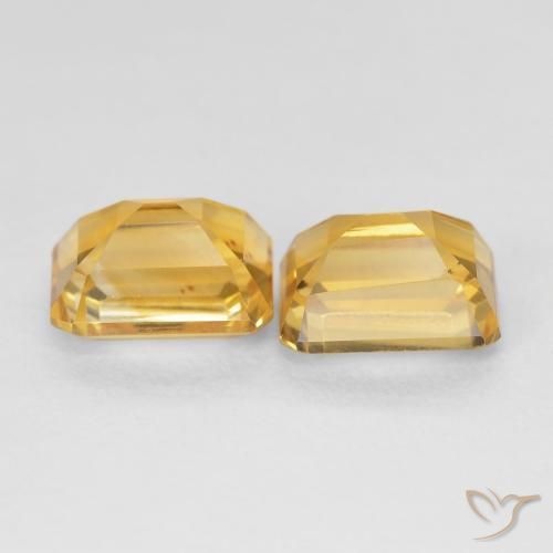 Shop natural 3.58ct Doré Citrine gems, Octogone / coupe Émeraude, from Brésil at GemSelect. In stock, global shipping!