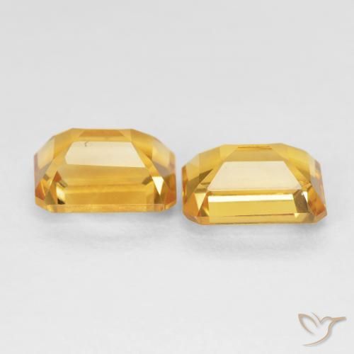 Shop natural 3.17ct Orange doré profond Citrine gems, Octogone / coupe Émeraude, from Brésil at GemSelect. In stock, global shipping!