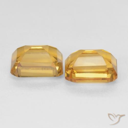 Shop natural 3.63ct Orange Doré Citrine gems, Octogone / coupe Émeraude, from Brésil at GemSelect. In stock, global shipping!
