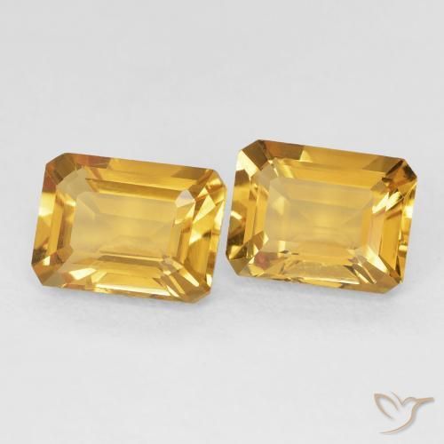 Shop natural 3.20ct Medium Dark-Golden Citrine gems, Octogone / coupe Émeraude, from Brésil at GemSelect. In stock, global shipping!