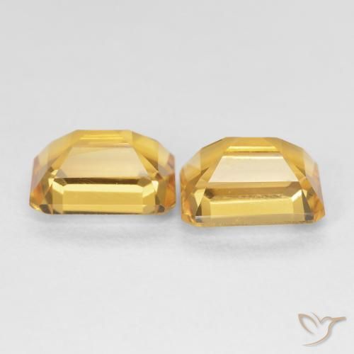 Shop natural 3.20ct Medium Dark-Golden Citrine gems, Octogone / coupe Émeraude, from Brésil at GemSelect. In stock, global shipping!