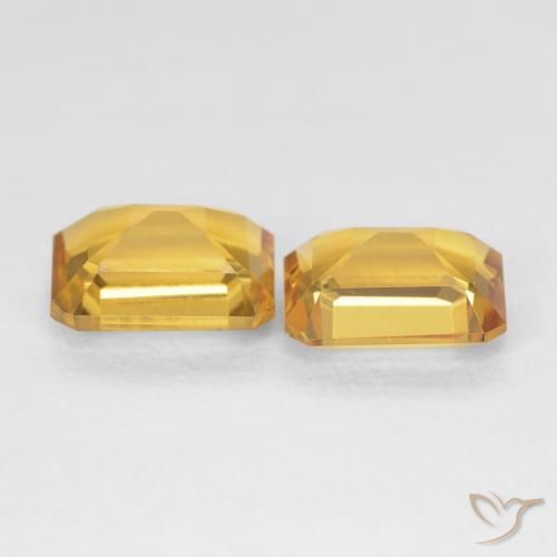 Shop natural 2.95ct Orange Doré Citrine gems, Octogone / coupe Émeraude, from Brésil at GemSelect. In stock, global shipping!