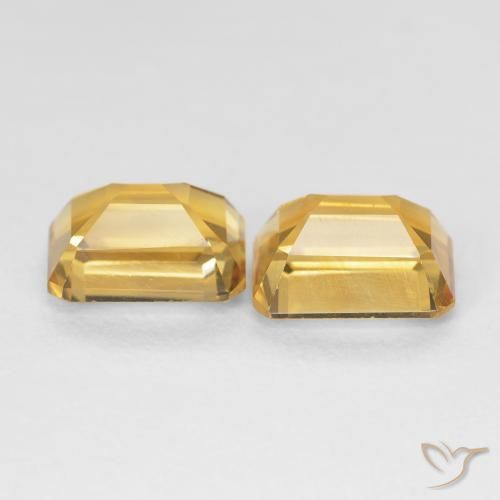 Shop natural 3.23ct Doré foncé Citrine gems, Octogone / coupe Émeraude, from Brésil at GemSelect. In stock, global shipping!