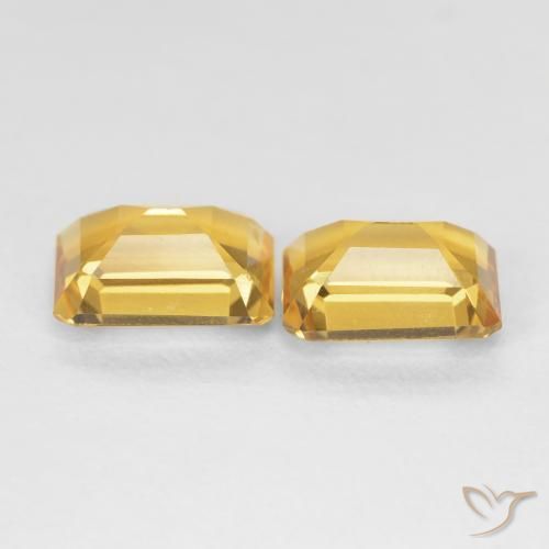 Shop natural 2.98ct Or moyen Citrine gems, Octogone / coupe Émeraude, from Brésil at GemSelect. In stock, global shipping!