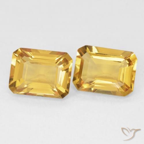 Shop natural 2.86ct Doré Citrine gems, Octogone / coupe Émeraude, from Brésil at GemSelect. In stock, global shipping!