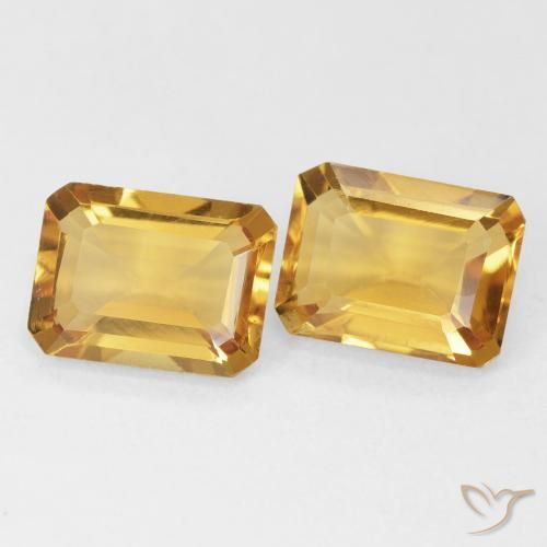 Shop natural 2.84ct Doré Citrine gems, Octogone / coupe Émeraude, from Brésil at GemSelect. In stock, global shipping!