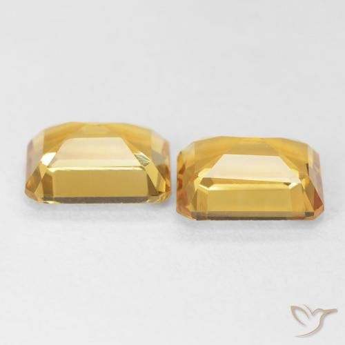 Shop natural 2.84ct Doré Citrine gems, Octogone / coupe Émeraude, from Brésil at GemSelect. In stock, global shipping!