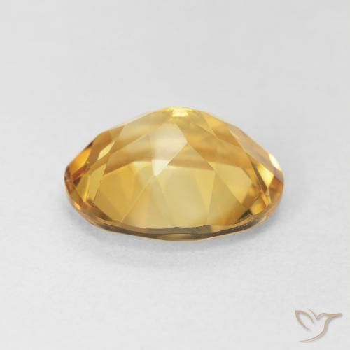 Citrine Medium Light-Golden naturelle ovale, 3.88 ct, VVS