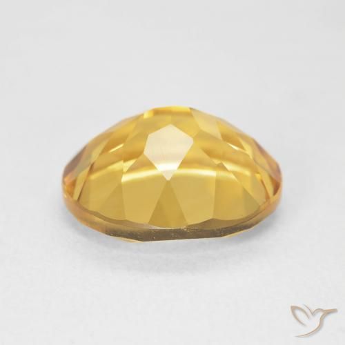 Citrine Doré naturelle ovale, 4.48 ct, VVS