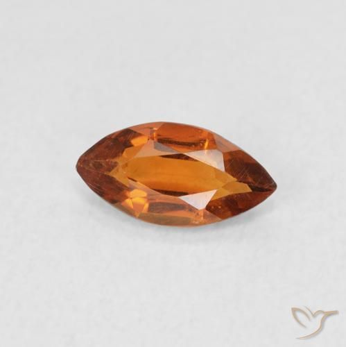 0.48ct Naturel Orange foncé Citrine, Marquise, VS
