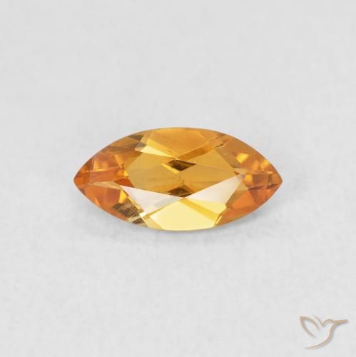 0.49ct Naturel Or Citrine, Marquise, VS