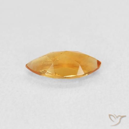 Citrine Or naturelle Marquise, 0.49 ct, VS