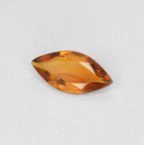 Citrine Orange foncé naturelle Marquise, 0.37 ct, VVS