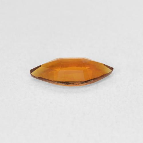 Citrine Orange foncé naturelle Marquise, 0.37 ct, VVS