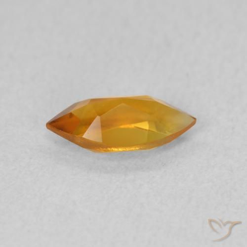 Citrine Or orange foncé naturelle Marquise, 0.50 ct, VVS