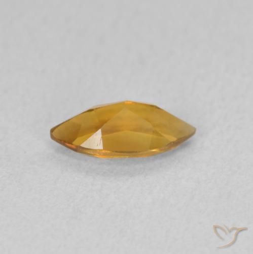 Citrine Orange Doré naturelle Marquise, 0.48 ct, VVS