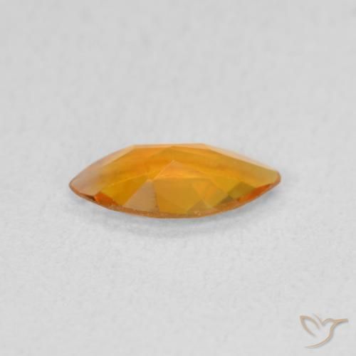 Citrine Or orange foncé naturelle Marquise, 0.40 ct, VVS