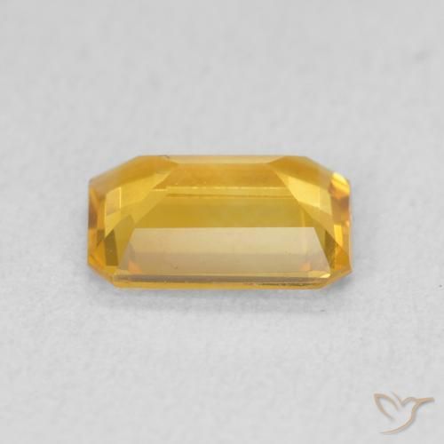 Citrine Doré moyen naturelle Octogone / coupe Émeraude, 1.09 ct, VVS