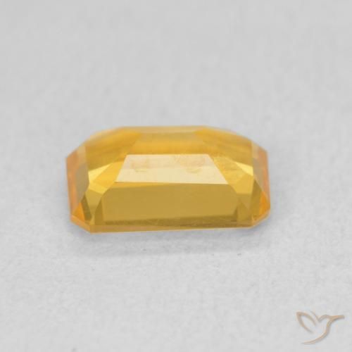 Citrine Doré moyen naturelle Octogone / coupe Émeraude, 1.07 ct, VVS-VS