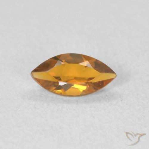 Citrine Medium Light-Golden naturelle Marquise, 0.49 ct, VVS-VS