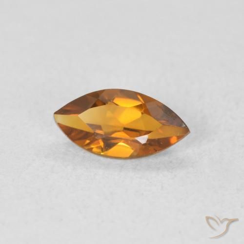 Citrine Medium Light-Golden naturelle Marquise, 0.49 ct, VVS-VS