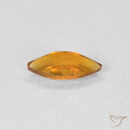 Citrine Medium Light-Golden naturelle Marquise, 0.49 ct, VVS-VS