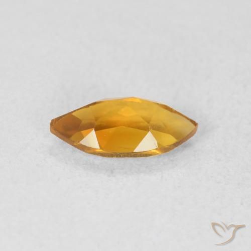 Citrine Or-orange moyen naturelle Marquise, 0.57 ct, VVS-VS