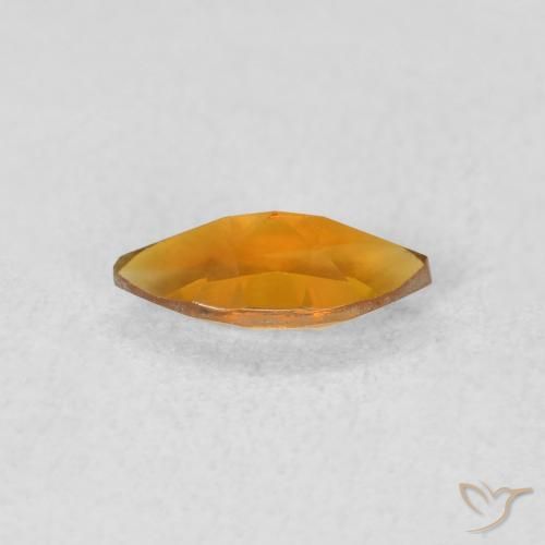 Citrine Or-orange moyen naturelle Marquise, 0.48 ct, VVS-VS