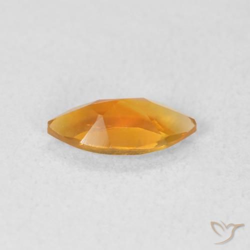 Citrine Or naturelle Marquise, 0.49 ct, VVS-VS