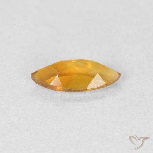 Citrine Or orange foncé naturelle Marquise, 0.46 ct, VVS-VS