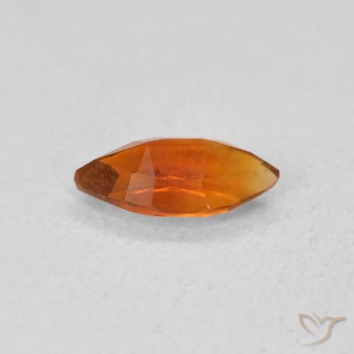 Citrine Orange feu naturelle Marquise, 0.52 ct, VVS-VS