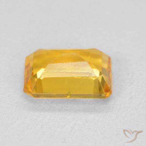 Citrine Or moyen naturelle Octogone / coupe Émeraude, 1.44 ct, VVS