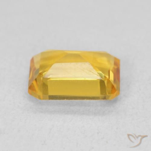Citrine Or moyen naturelle Octogone / coupe Émeraude, 1.30 ct, VVS