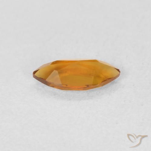 Citrine Or naturelle Marquise, 0.45 ct, VVS