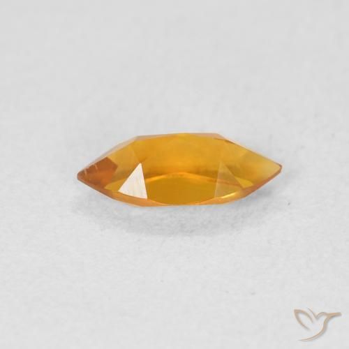 Citrine Or naturelle Marquise, 0.48 ct, VVS