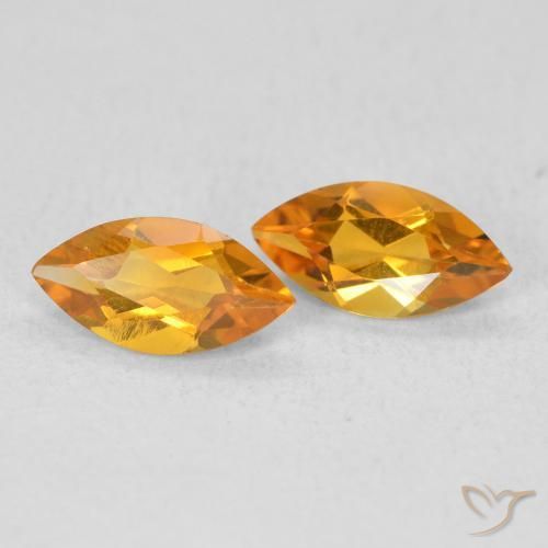 Shop natural 0.96ct Or orange foncé Citrine gems, Marquise, from Brésil at GemSelect. In stock, global shipping!