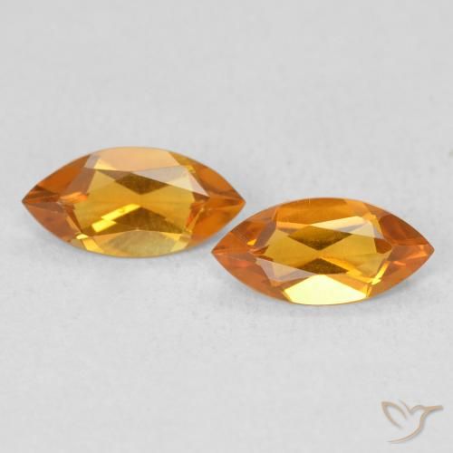 0.91ctw Naturel Or Citrine, Marquise, VS