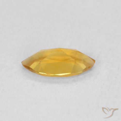 Citrine Doré foncé naturelle Marquise, 0.46 ct, VVS-VS