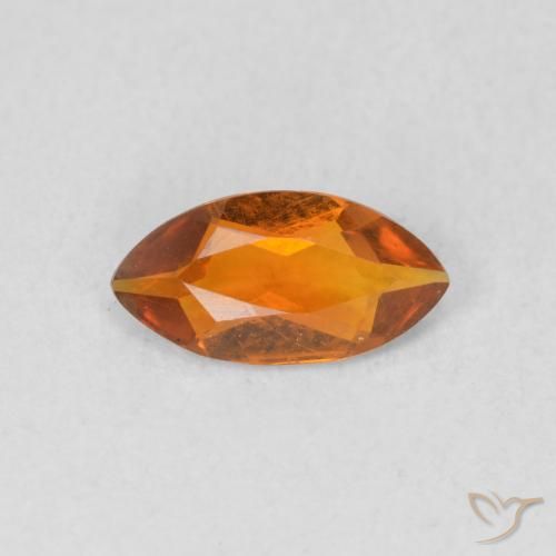 0.43ct Naturel Orange moyen Citrine, Marquise, VVS-VS