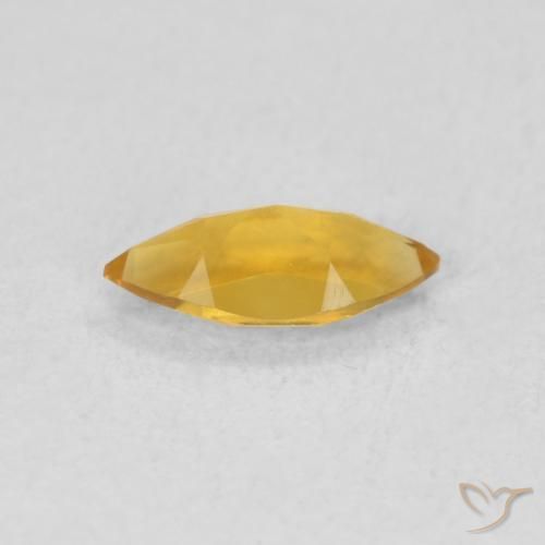 Citrine Doré foncé naturelle Marquise, 0.46 ct, VVS-VS