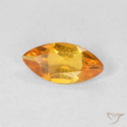 Citrine Or naturelle Marquise, 0.50 ct, VVS-VS